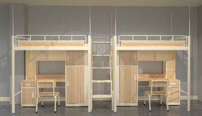 红升家具学生公寓组合床节省空间