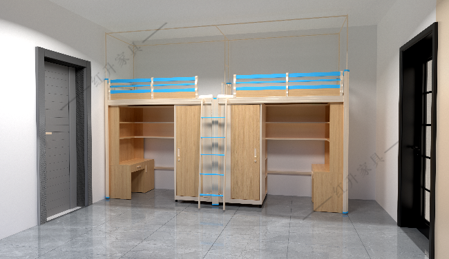 大学里面的哪种宿舍家具床用的多？