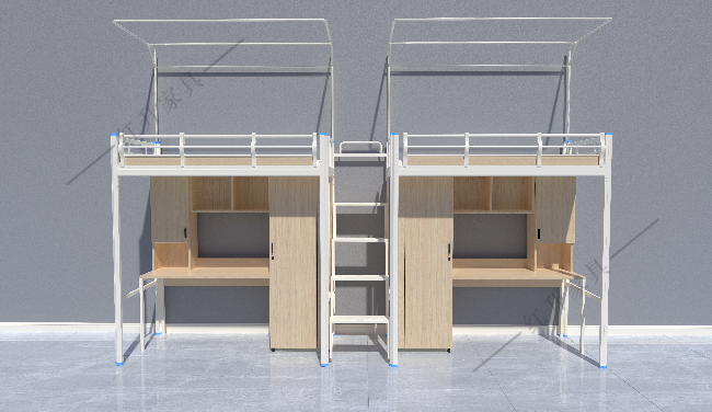 冷轧钢组合公寓床与不锈钢床的对比一目了然